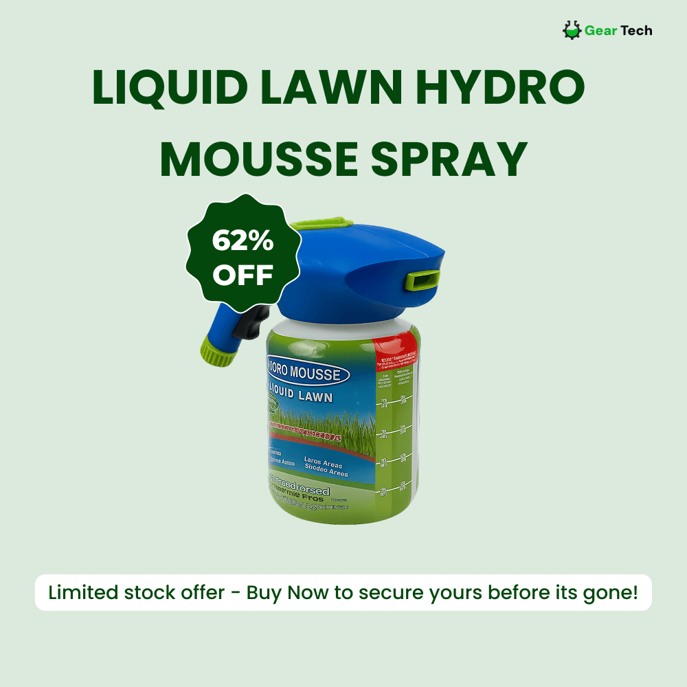 Flüssigsamen-Rasenspray Hydro Mousse | Einfache Anwendung für lückenhaften Rasen & stark beanspruchte Flächen