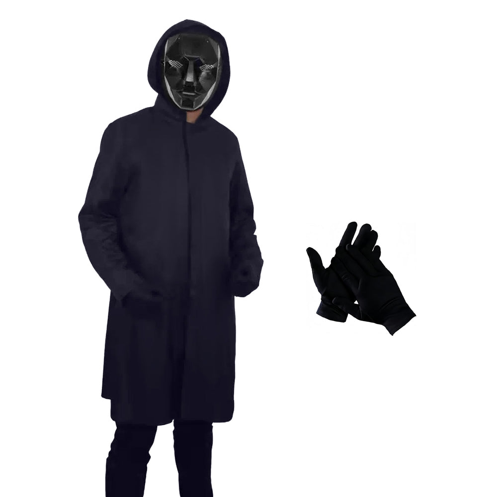 Frontmann-Cosplay-Kostüm aus Polyester für Kinder mit Handschuhen