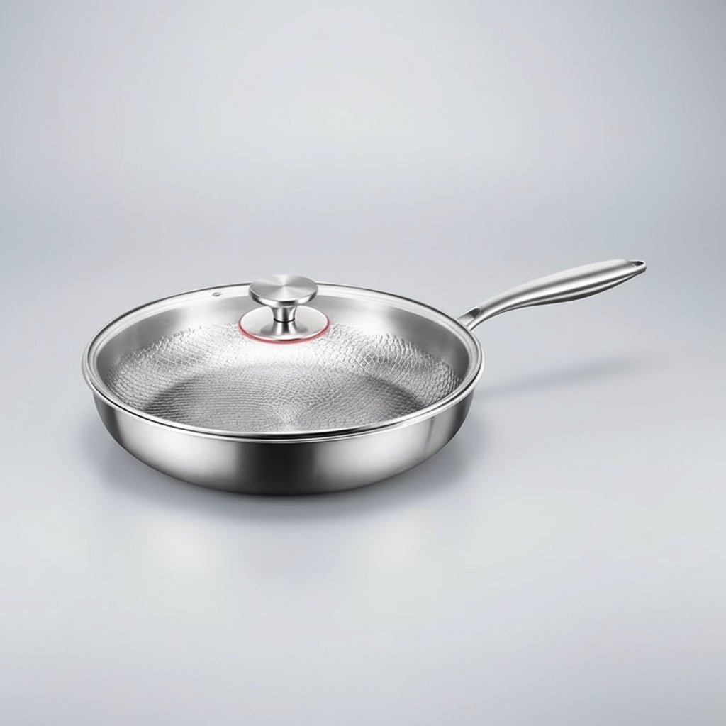 Gehämmerte Titan-Bratpfanne für Induktion – Langlebig und für gleichmäßiges Braten