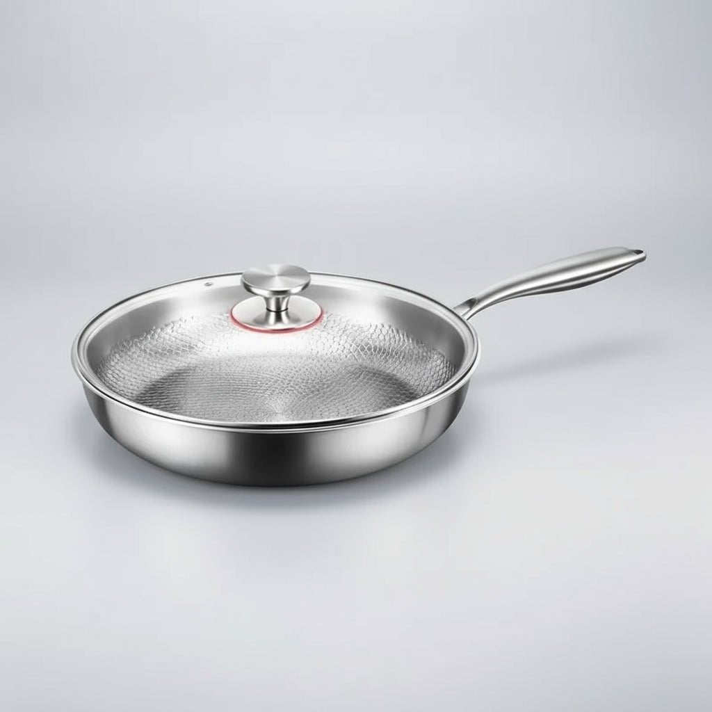 Gehämmerte Titan-Bratpfanne für Induktion – Langlebig und für gleichmäßiges Braten