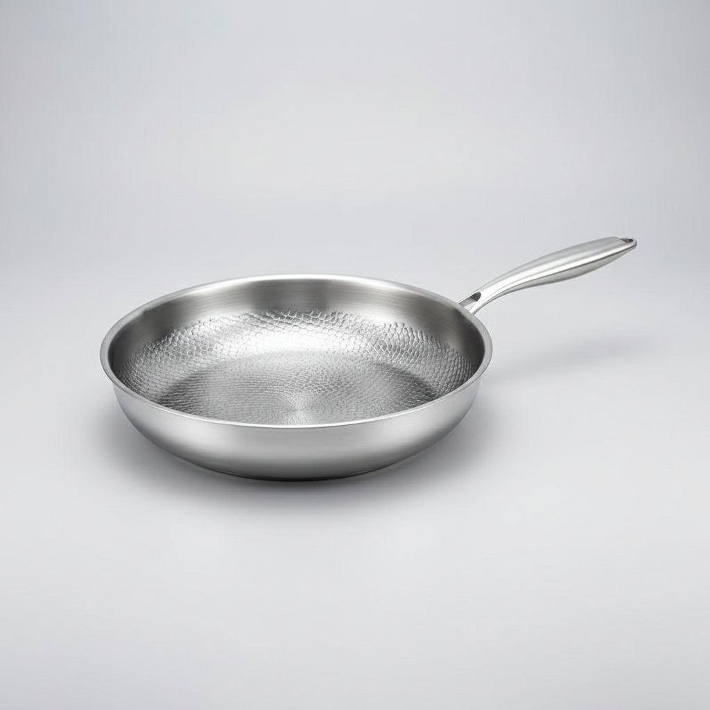 Gehämmerte Titan-Bratpfanne für Induktion – Langlebig und für gleichmäßiges Braten