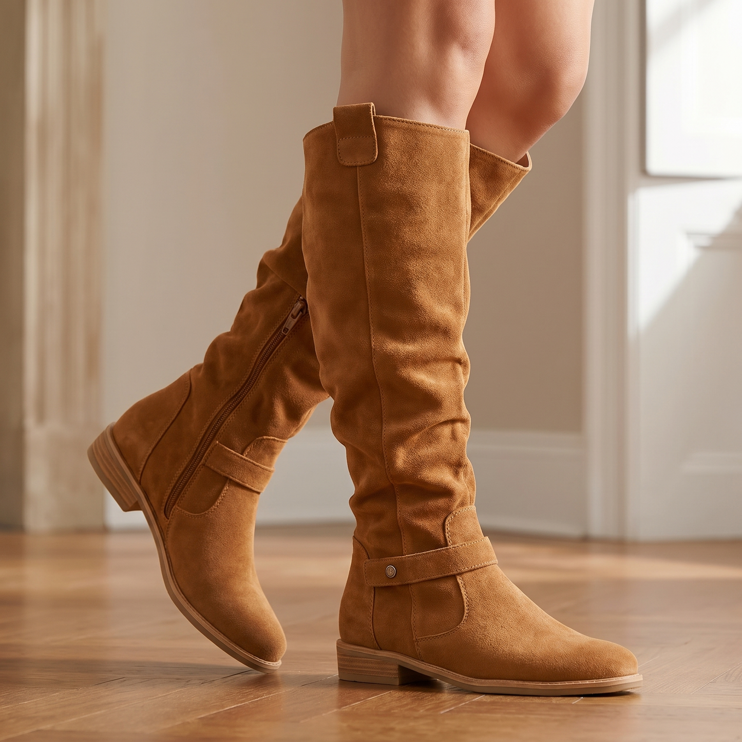Gelenkschonende und flexible Lederstiefel für Damen | Anschmiegsame Alltagsstiefel