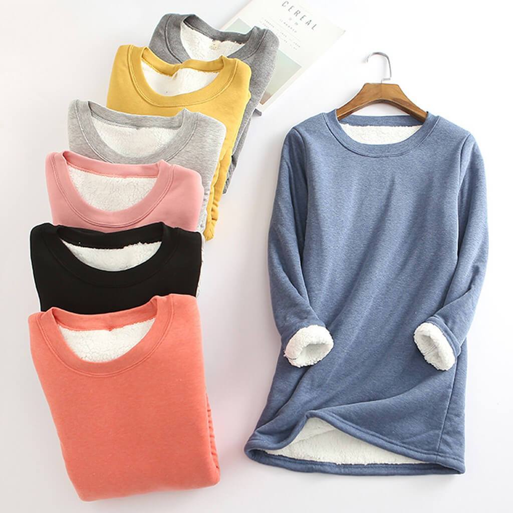 Gemütliche Damen-Sweatshirts mit Fleece-Futter