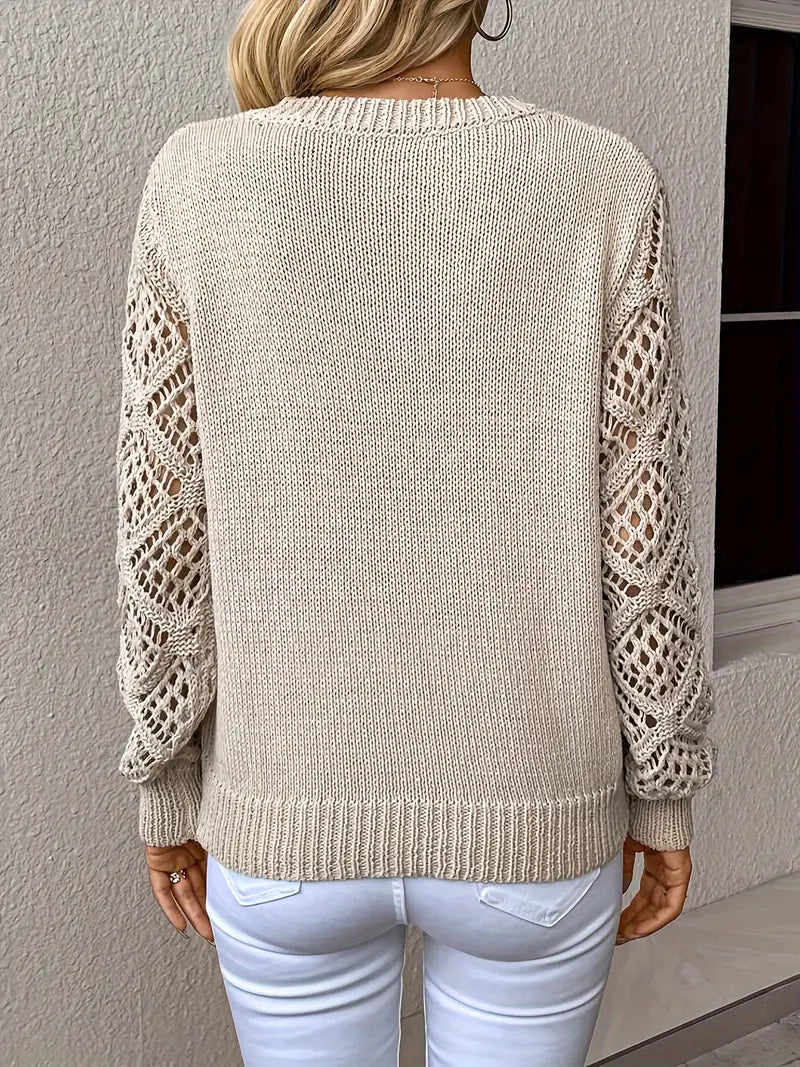 Gemütlicher und stilvoller Damenpullover für komfortablen Herbst und Winter