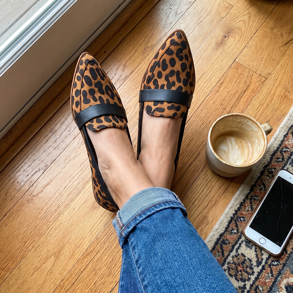 Gepolsterte Damen-Loafer | Italienisch inspirierte Alltagsschuhe