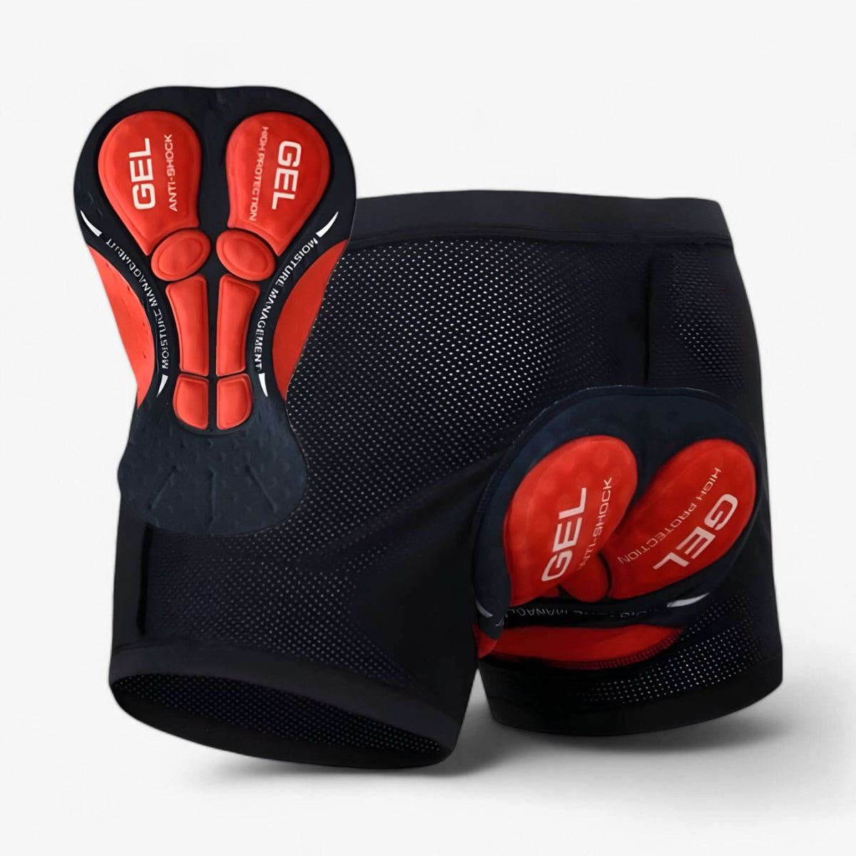 Gepolsterte Motorradshorts mit 5D-Gelpolster-Design für Komfort