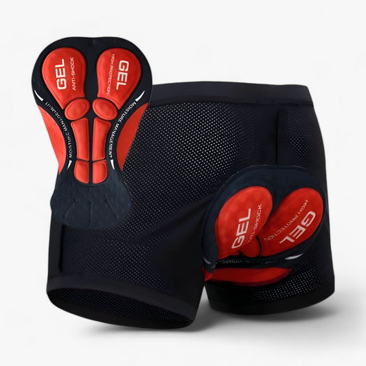 Gepolsterte Motorradshorts mit 5D-Gelpolster-Design für Komfort