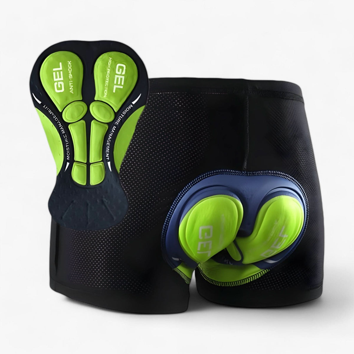 Gepolsterte Motorradshorts mit 5D-Gelpolster-Design für Komfort