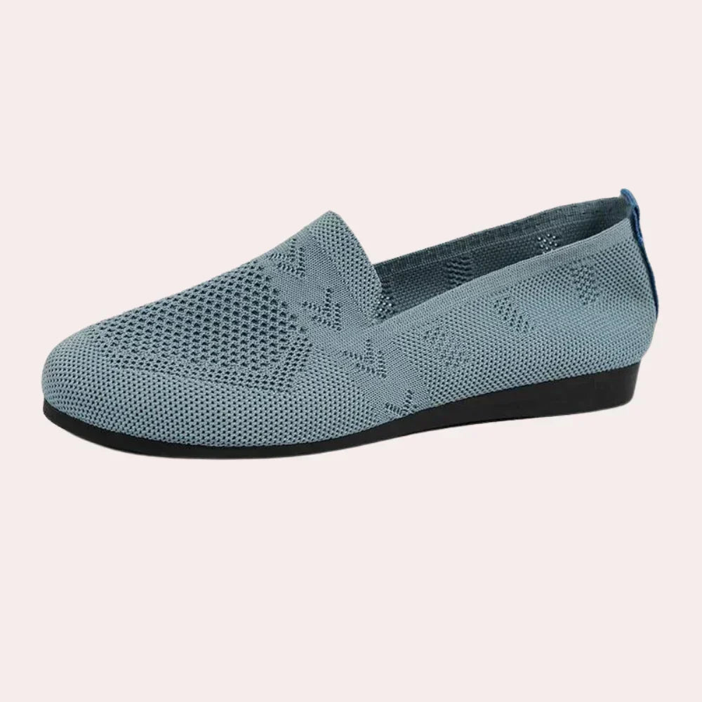 Gepolsterte Strick-Loafer für Damen mit Fußgewölbestütze