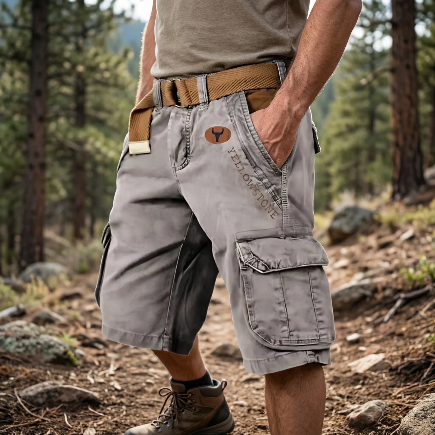 Geräumige Cargo-Shorts für aktive Herren
