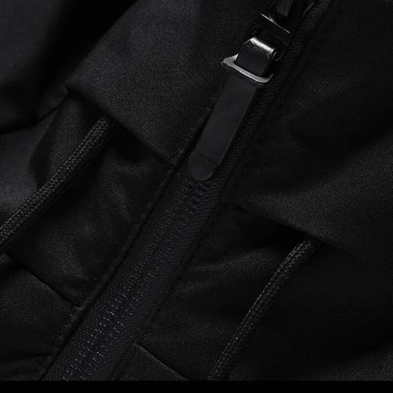 Gesteppte Puffer-Jacke für Herren mit Kapuze