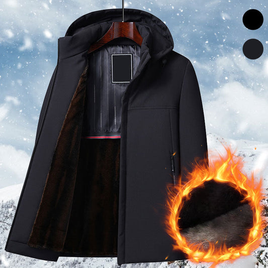 Gesteppter Thermoparka zum Schutz vor kalter Witterung