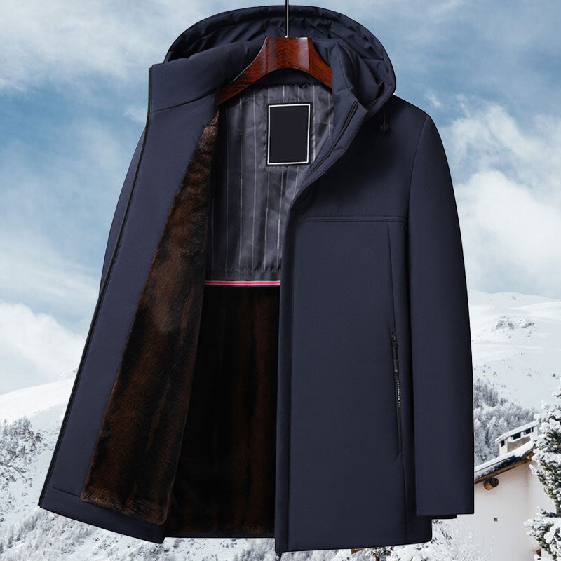 Gesteppter Thermoparka zum Schutz vor kalter Witterung