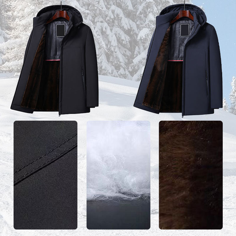 Gesteppter Thermoparka zum Schutz vor kalter Witterung