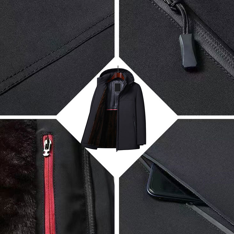Gesteppter Thermoparka zum Schutz vor kalter Witterung