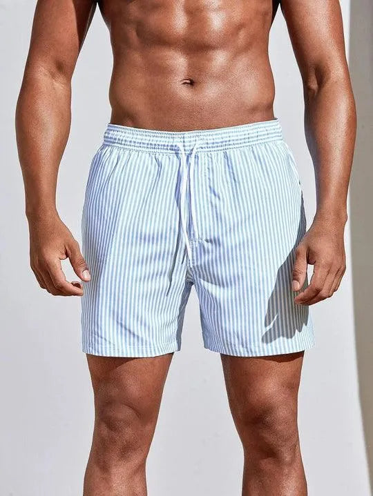 Gestreifte Badeshorts – Badehose für Komfort und Stil