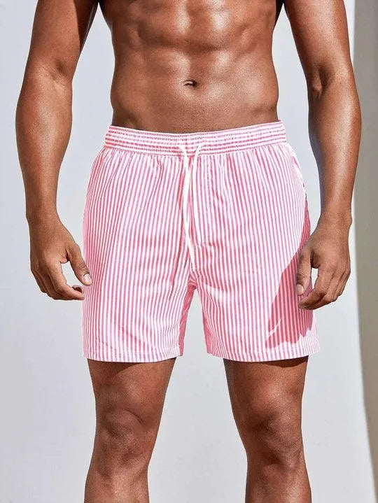 Gestreifte Badeshorts – Badehose für Komfort und Stil