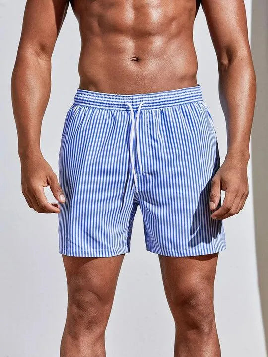 Gestreifte Badeshorts – Badehose für Komfort und Stil