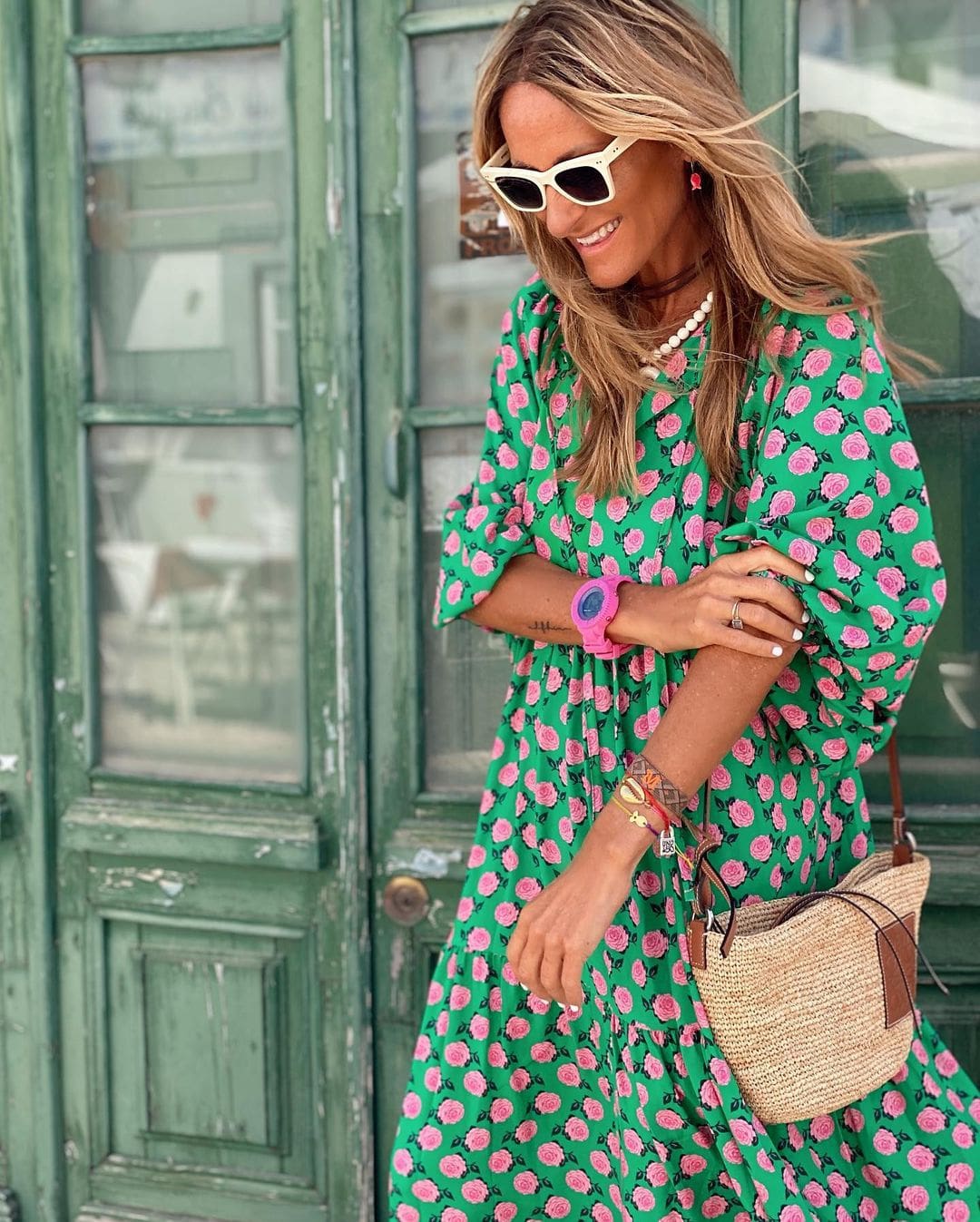 Gestuftes Sommer-Maxikleid für Damen