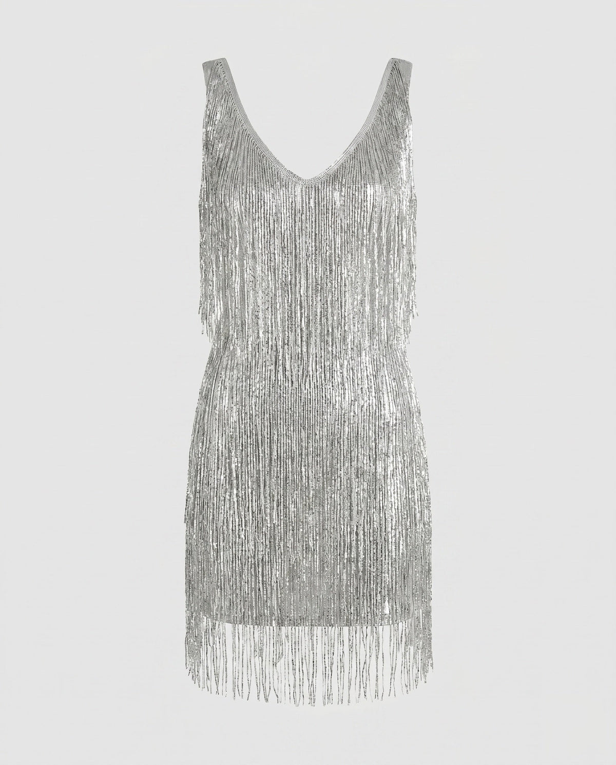 Glamouröses Fransen-Minikleid für Damen