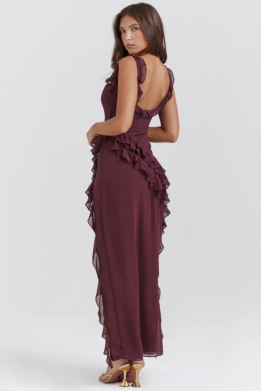 Glamouröses Herbstkleid