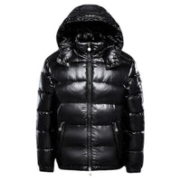Glänzende Pufferjacke - Winterjacke