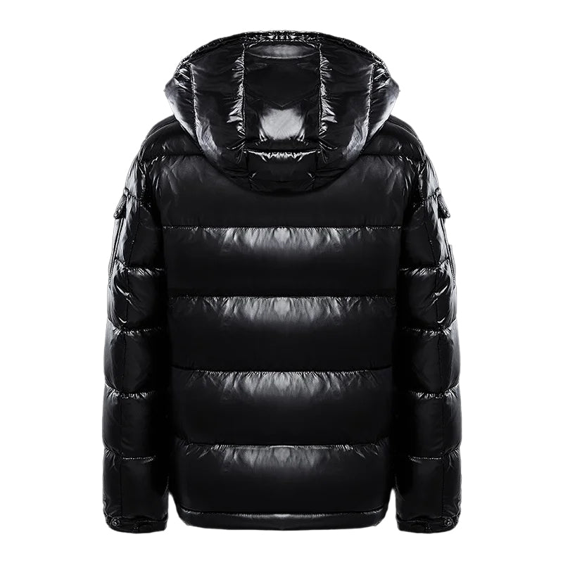 Glänzende Pufferjacke - Winterjacke