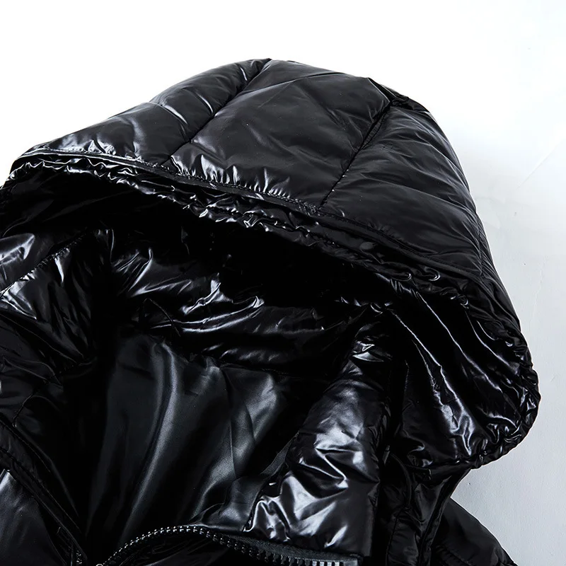 Glänzende Pufferjacke - Winterjacke