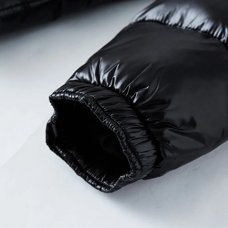 Glänzende Pufferjacke - Winterjacke