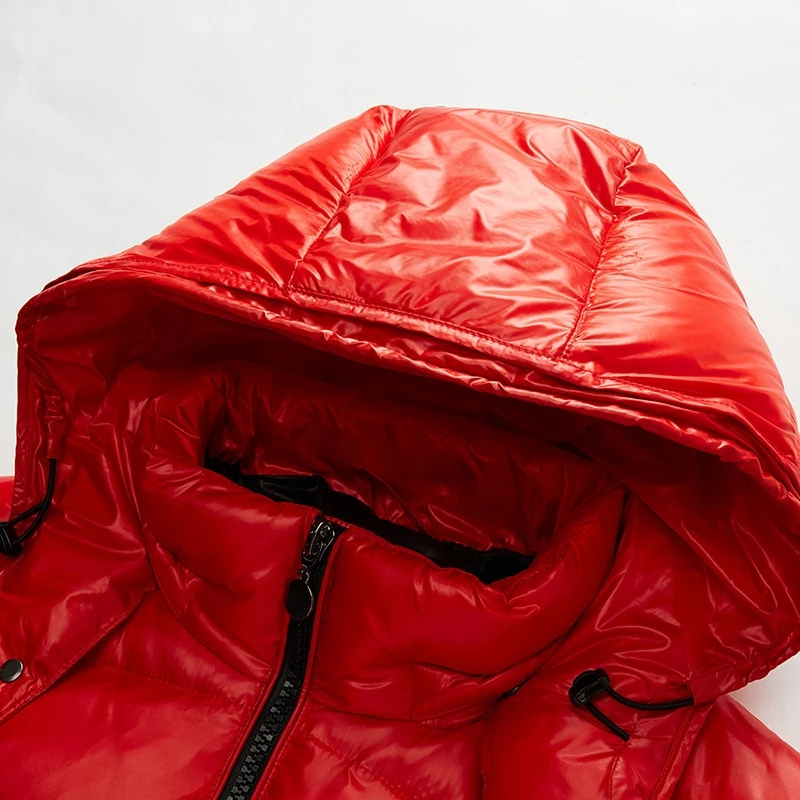 Glänzende Pufferjacke - Winterjacke