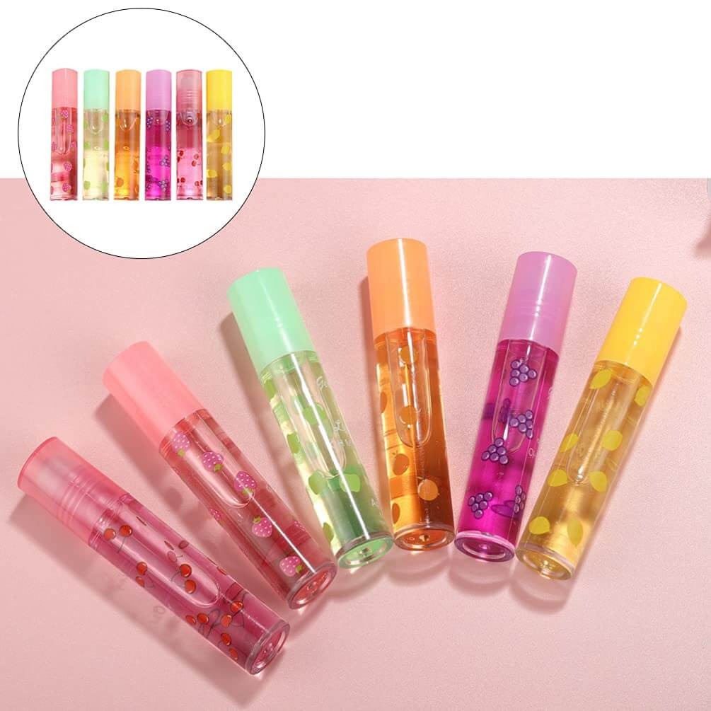 Glänzender Lipgloss im Mirror-Water-Look (6 Stück)