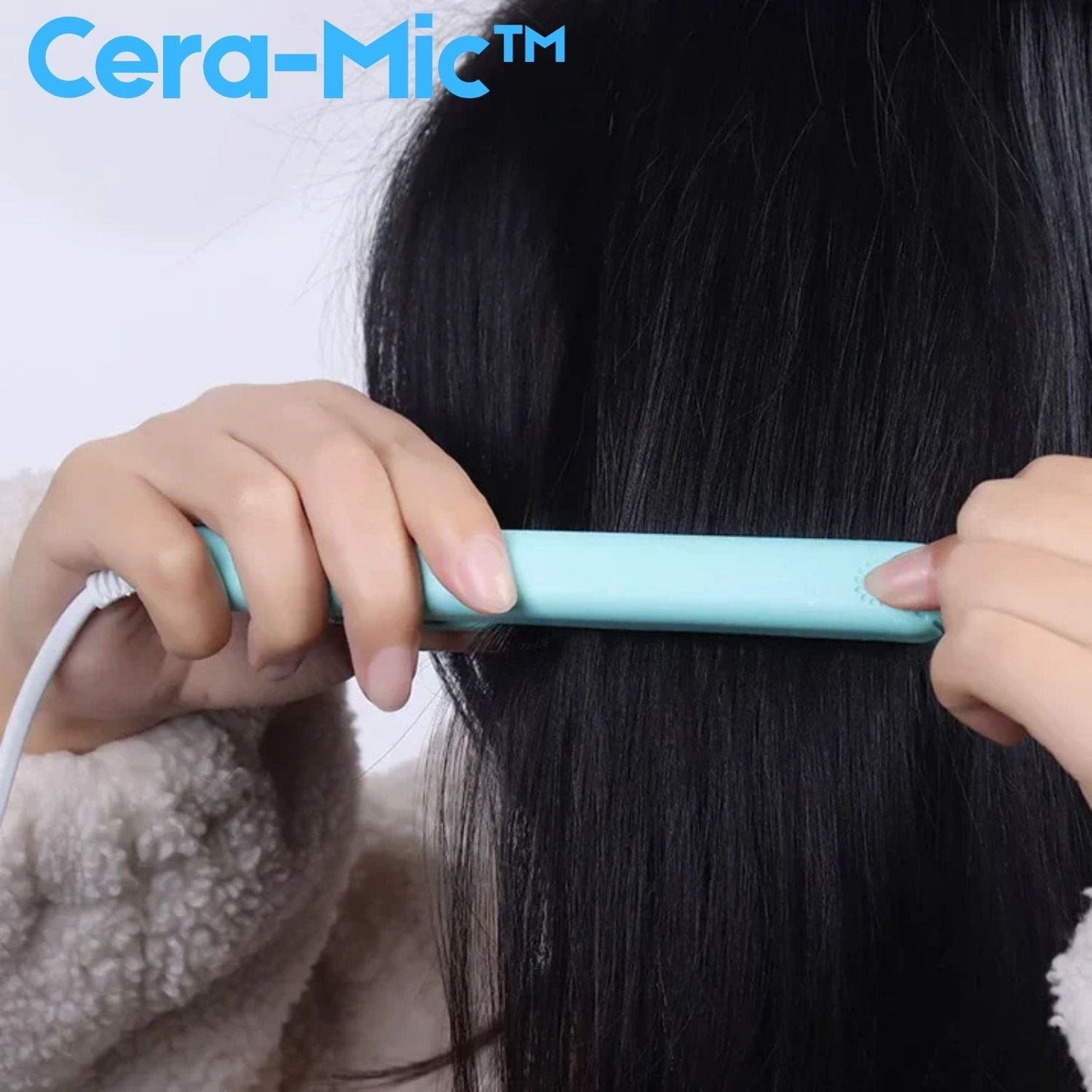 Glätteisen | Mini-Lockenstab | 2-in-1-Styling | Keramik