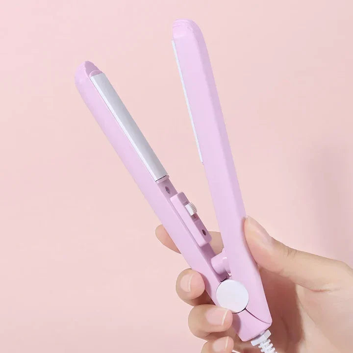 Glätteisen | Mini-Lockenstab | 2-in-1-Styling | Keramik