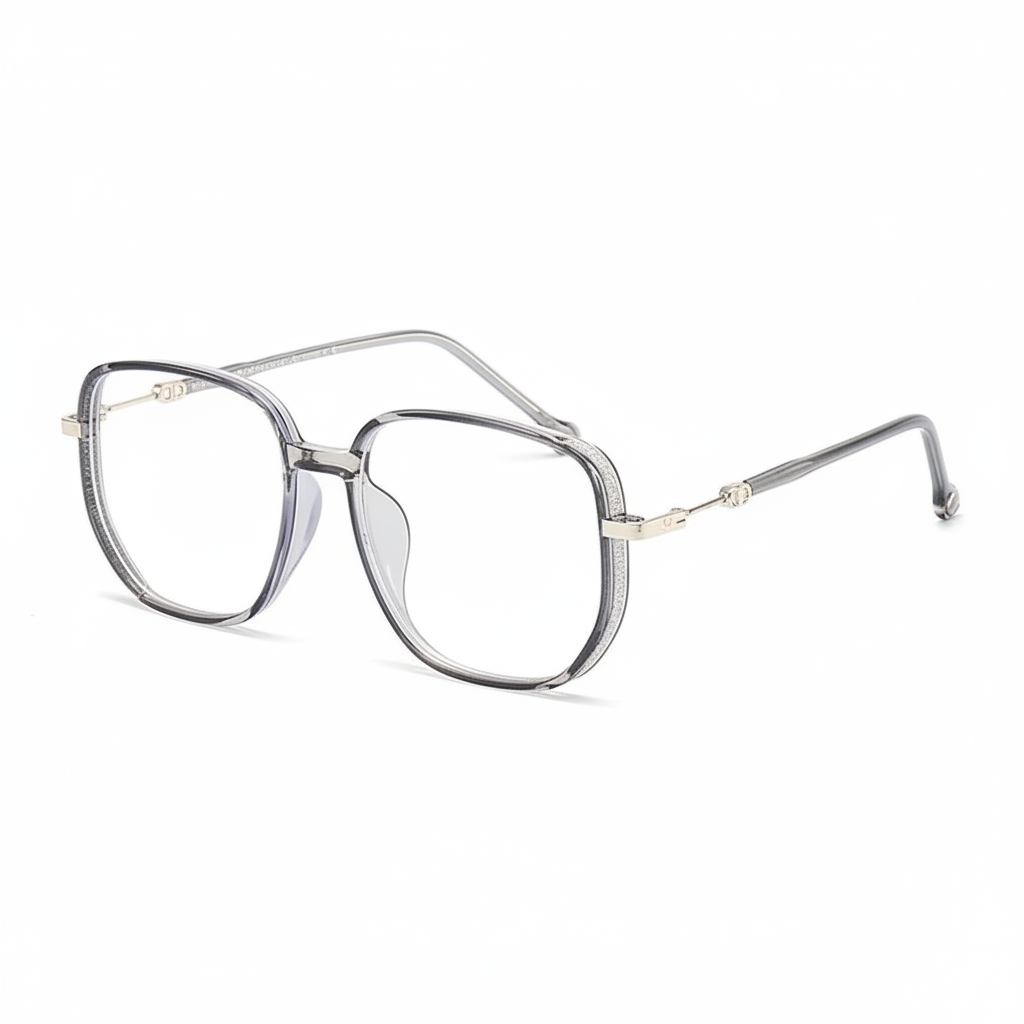 Gleitsicht-Lesebrille mit Blaulichtfilter und leichtem Gestell
