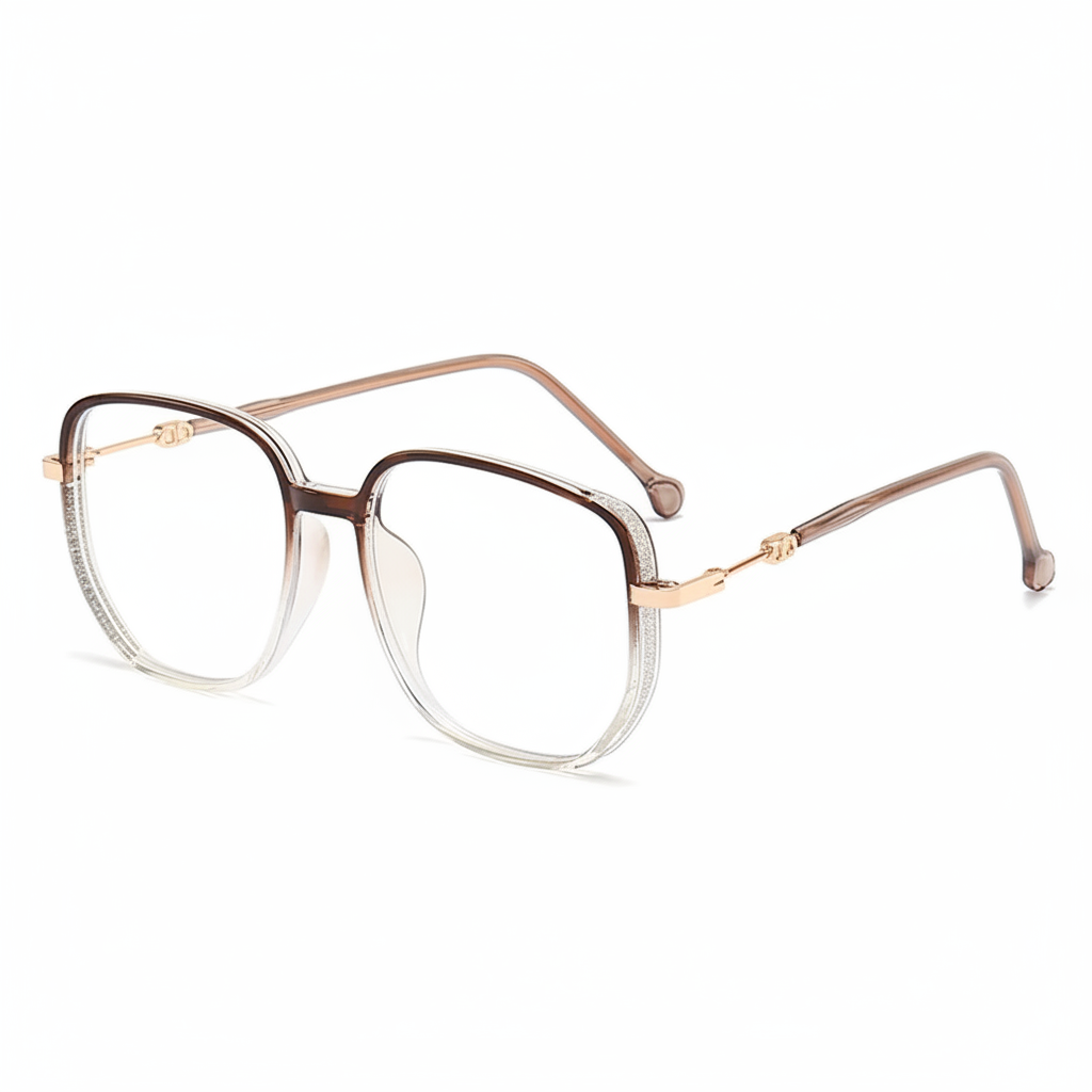 Gleitsicht-Lesebrille mit Blaulichtfilter und leichtem Gestell