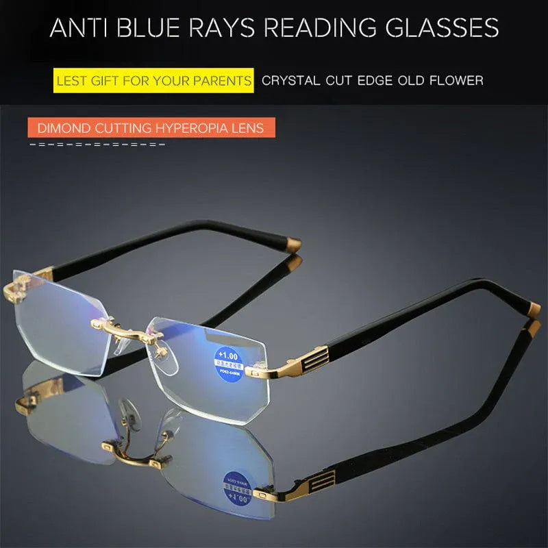 Gleitsicht-Lesebrille mit hoher Härte und Blaulichtfilter für Fern- und Nahsicht