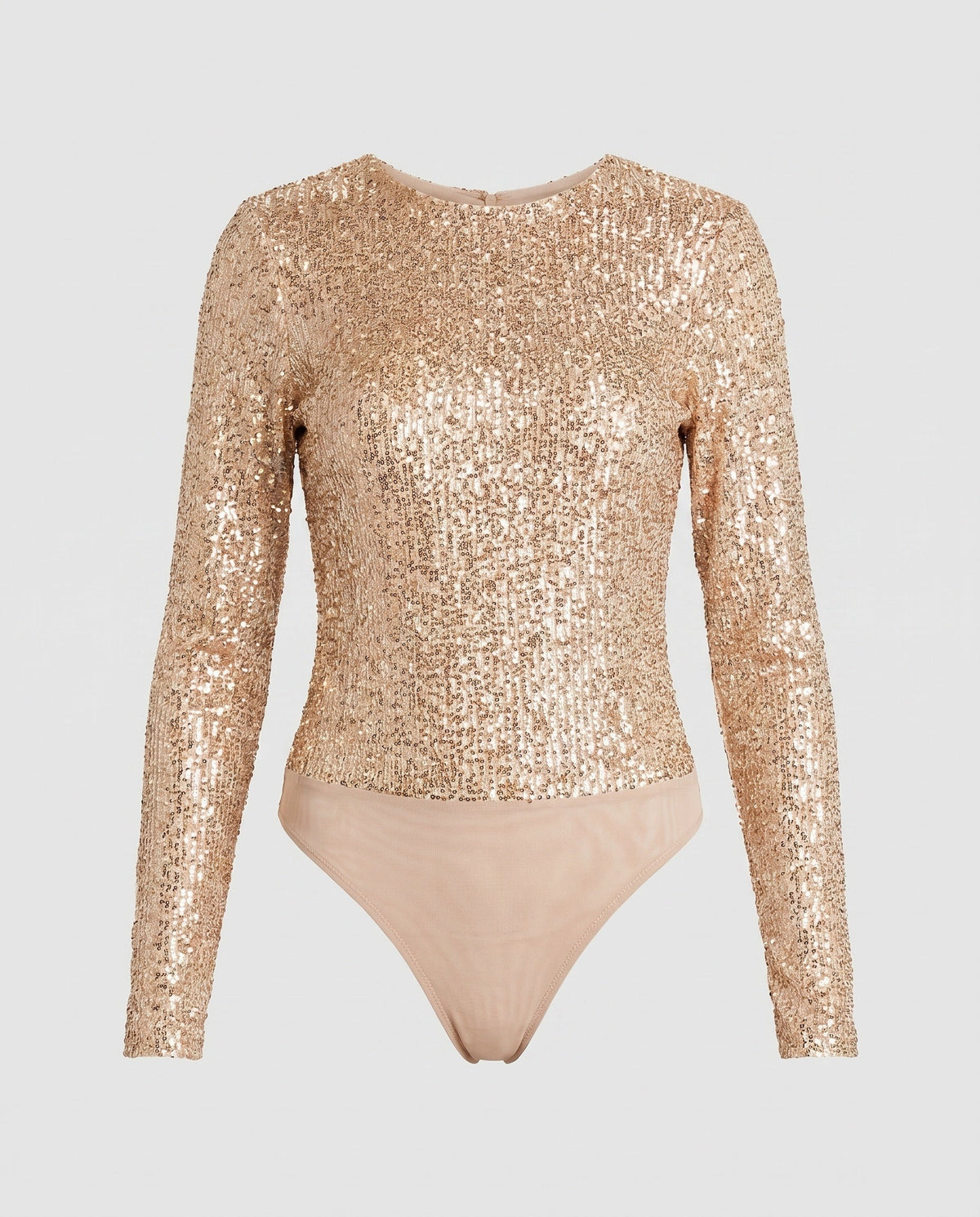 Glitzernder Langarm-Body für Damen