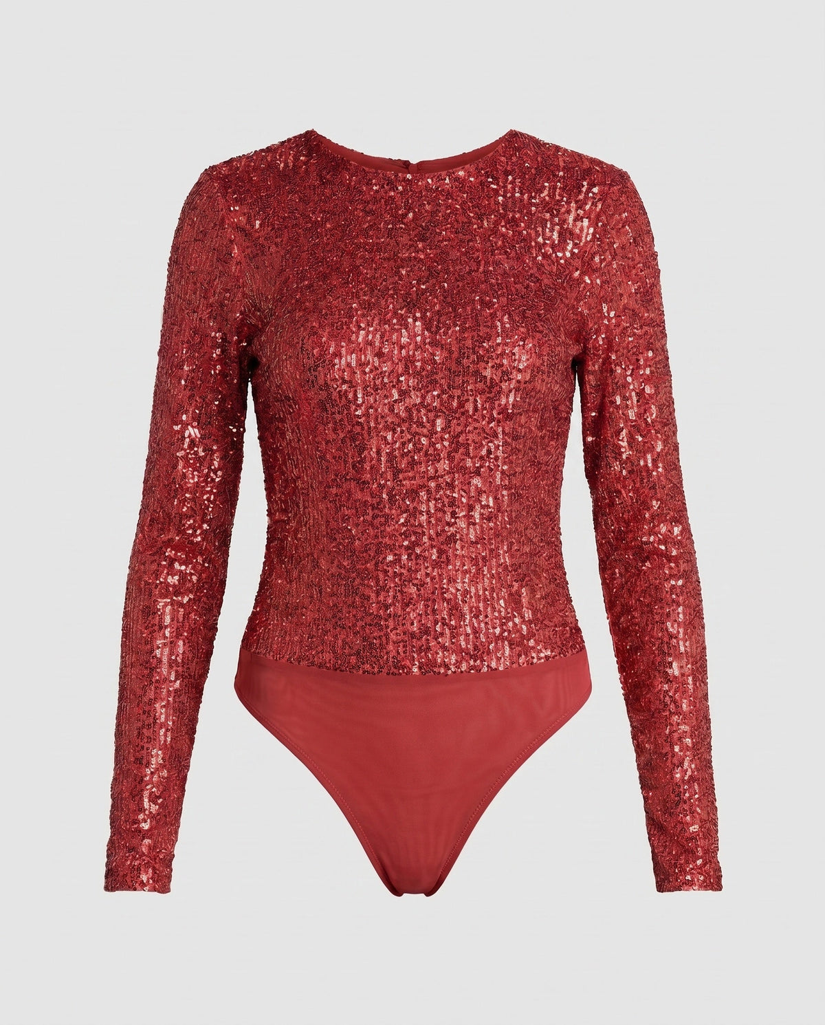 Glitzernder Langarm-Body für Damen