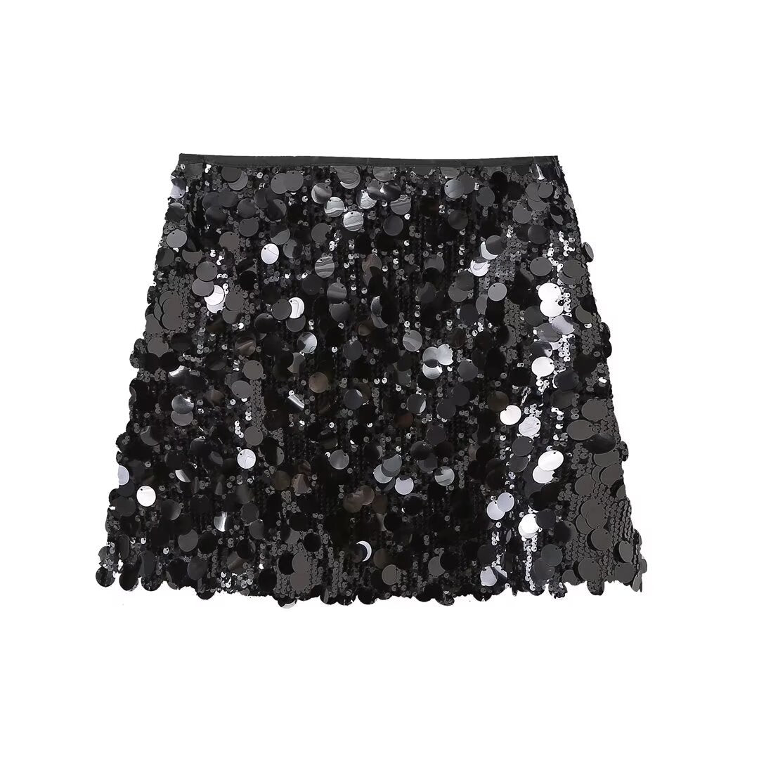 Glitzernder Paillettenrock