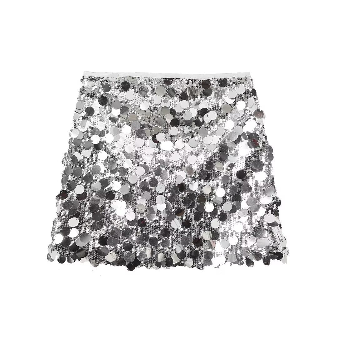 Glitzernder Paillettenrock