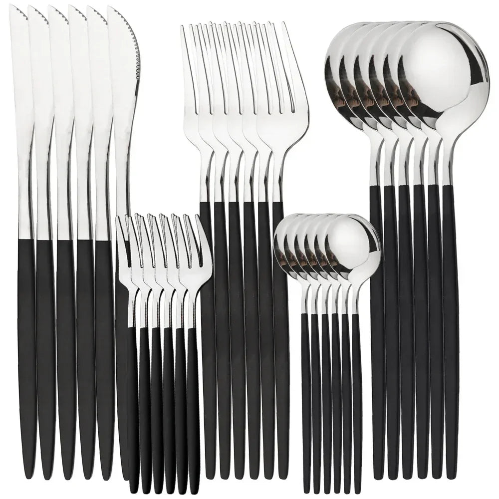 Goldenes Luxus-Besteckset