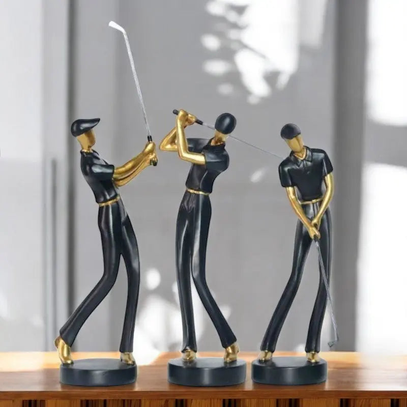Golfschwung-Skulpturen