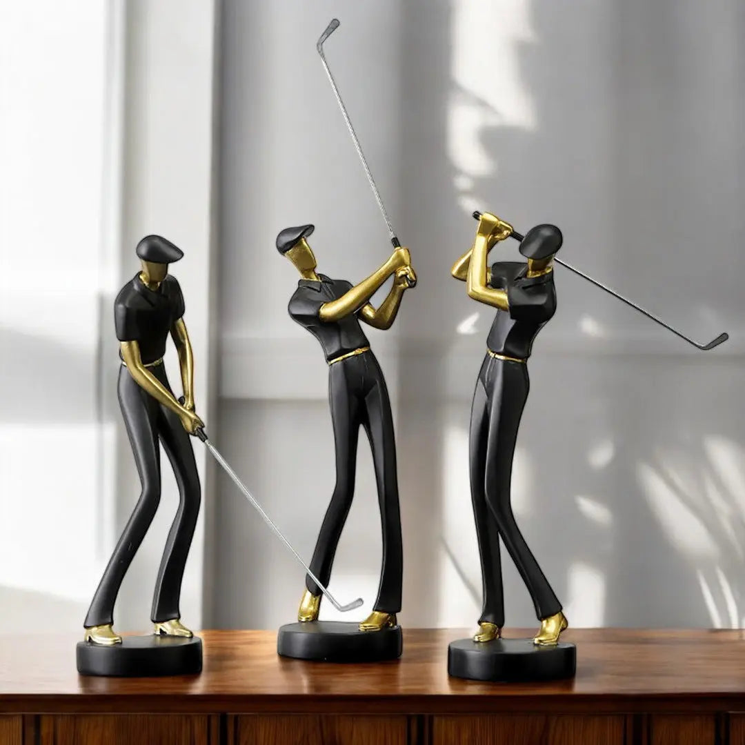 Golfschwung-Skulpturen