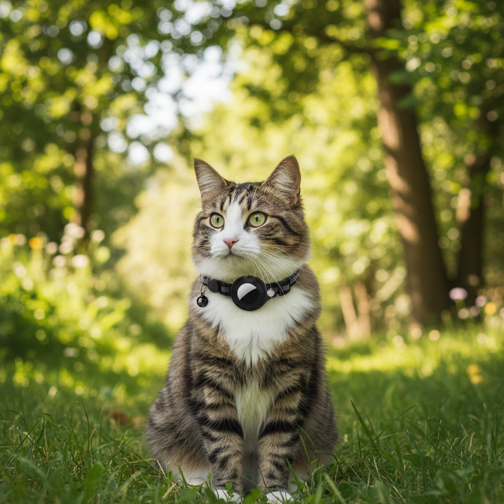 GPS-Katzenhalsband mit Live-Tracking und Sicherheit