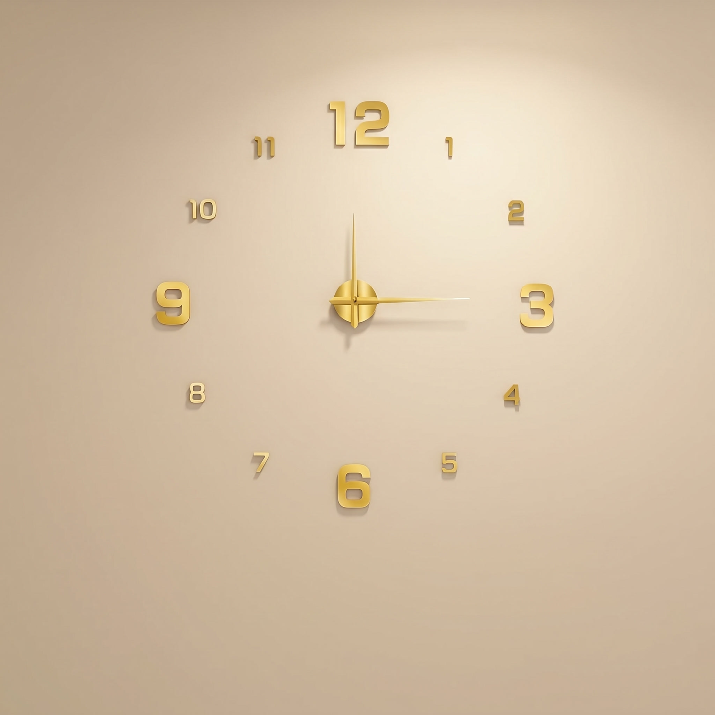Große Wanduhr aus Metall | Leises Quarzuhrwerk | Minimalistisches Design