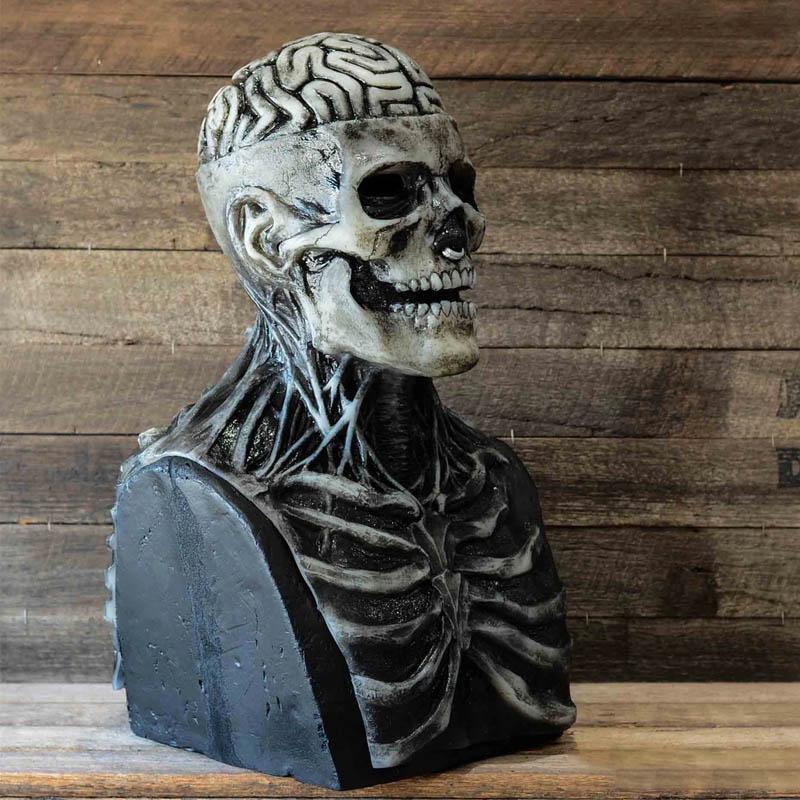 Gruselige Skelett-Maske – realistisches Halloween-Kostüm