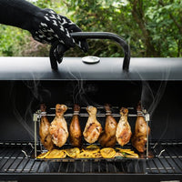 Hähnchenkeulen-Halter für den BBQ-Grill