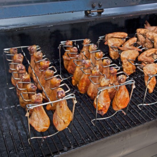 Hähnchenkeulen-Halter für den BBQ-Grill