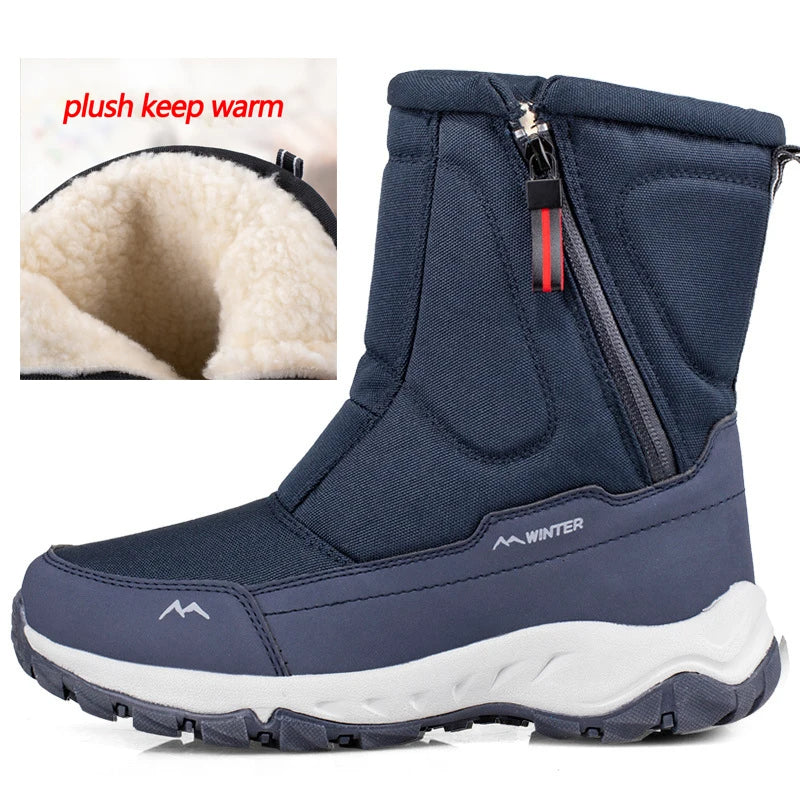 Halbhohe Snowboots – warme Winterstiefel