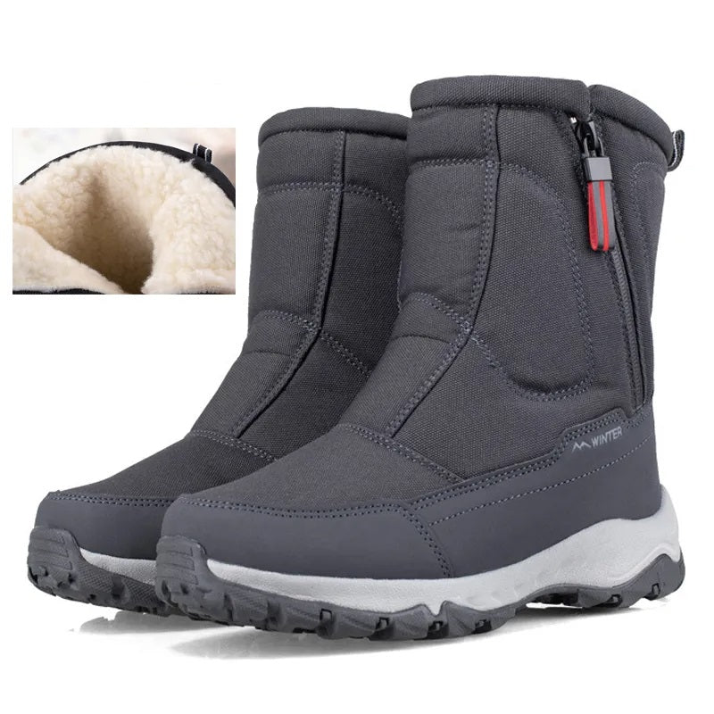 Halbhohe Snowboots – warme Winterstiefel